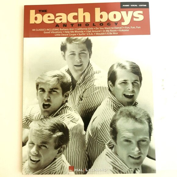 Beach Boys Anthology Songbook Guitar Vocals Piano Hal Leonard 12" x 9" Songbook - Picture 1 of 3